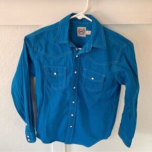 Cinch Boy's 10 (Medium) Button-down Western Shirt.